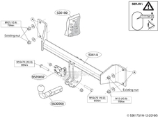 Brink Фаркоп для BMW X3 (F25) с 2010-