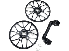 TKI Комплект установки колёс Jenni 9'' для  POLARIS ось смещения 1 INCH/2 WHEEL в комплекте (черный) в Иркутске