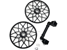 TKI Комплект установки колёс Snowflake 9'' для POLARIS ось смещения 1 INCH/2 WHEEL в комплекте (черный) в Иркутске