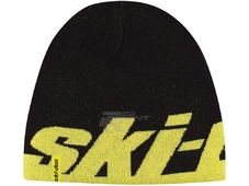 BRP Шапка Ski-doo Reversible beanie Sunburst двухсторонняя черный/лимон (универсальный размер) в Иркутске