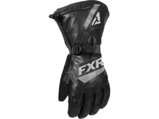 FXR Перчатки Leather Gauntlet кожаные черный (размер 2XL) в Иркутске